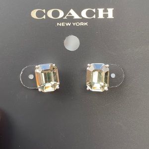 Coach Gem stud earrings